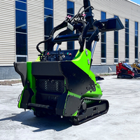 CE EPA Diesel Mini-Frontlader Kompaktlader mit Kubota-Motor 200-750kg Traglast Hydraulischer Antrieb für Hof, Landwirtschaft und Kompaktbau
