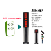 Duplicateur de télécommande sans fil RF multifréquence à 4 canaux utilisé pour les voitures,