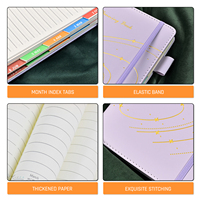 Agenda hebdomadaire et mensuel Premium 2027, carnet de notes avec couverture en PU, coffret cadeau avec LOGO pour cadeaux d'entreprise, cadeaux personnels