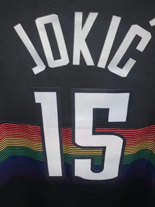 2023/24 nueva camiseta de baloncesto Nugget Jersey Original de alta calidad Carmelo Anthony Jokic camisetas Nbaing selladas con calor personalizadas