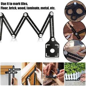 Outil de mesure d'angle de carrelage universel à 12 plis, multi-règles, pour l'ouverture et le positionnement - Product Image 3