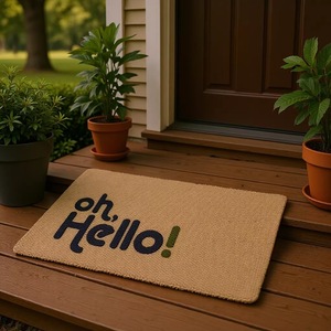 TPR Sublimation Door <b>Mat</b> Rectangle Non <b>Slip</b> Rubber Backing Novelty Pattern Home Use - Product Image 1