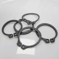 5100-78 Spring Steel External Retaining Ring High-Thrust Radial Fastener Black Finish 46-54Hrc Imperial for Automotive & Pumps