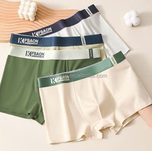 Calzoncillos <span class=keywords><strong>Boxer</strong></span> <span class=keywords><strong>de</strong></span> Cintura Media, Transpirables y Cómodos, <span class=keywords><strong>de</strong></span> Alta <span class=keywords><strong>Calidad</strong></span>, Ropa Interior Masculina <span class=keywords><strong>de</strong></span> Algodón Antibacterial para las 4 Estaciones - Product Image 2