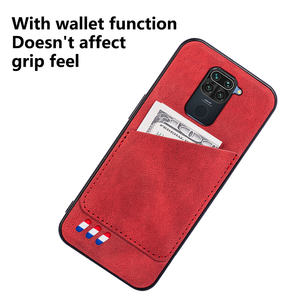 Custodia per Xiaomi <span class=keywords><strong>Redmi</strong></span> Note <span class=keywords><strong>9</strong></span> custodia posteriore in pelle Pu per telefono con porta carte di credito per custodia <span class=keywords><strong>Redmi</strong></span> Note <span class=keywords><strong>9</strong></span> Pro - Product Image 5