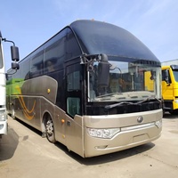 Autocar de tourisme longue distance de haute qualité, économique, diesel Euro 3, 31-50 places, sièges personnalisables, idéal pour les trajets automatiques.