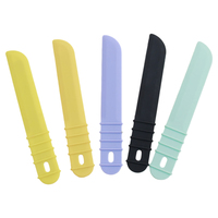 Bâtonnets d'agitation en silicone réutilisables, spatules à cire antiadhésives, grattoirs pour l'épilation, bâtonnets à cire et applicateurs d'épilation pour la maison et le salon