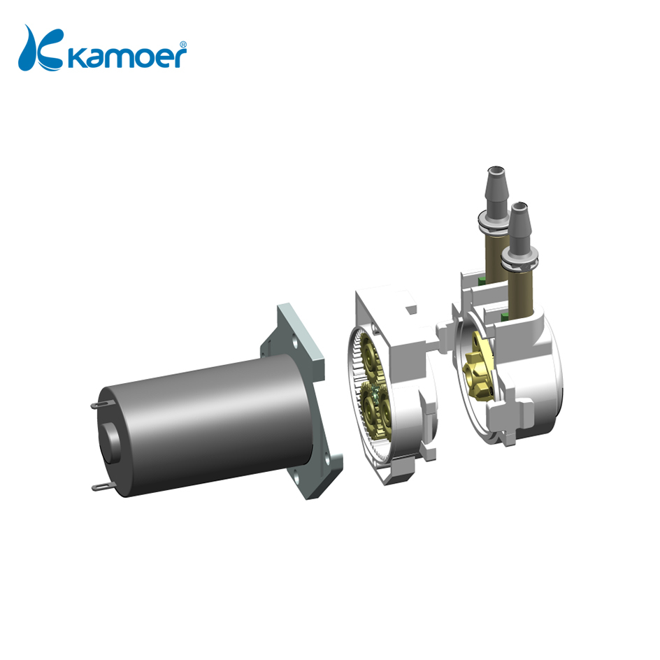 Kamoer KHPP260 260ml/min 12V/24V DC Motor Peristaltic Pump Liquid Transfer Pump with Gear Assembly · image 3