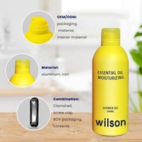 Sspa Kin Gel douche nettoyant pour le corps blanchissant Biologique Citron Papaye Lotion corporelle blanchissante anti-âge 200ml Oem Odm Aerosol Factory