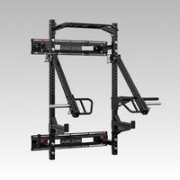 Máquina Multifunción de Poleas para Ejercicios de Cuerpo Completo, Plegable, Montaje en Pared, Barra de Dominadas, Rack de Entrenamiento Físico para Interiores