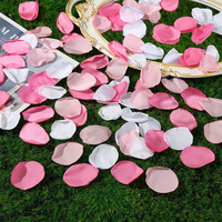 300 pièces mariage romantique en vrac mélange couleurs pétales de Rose poudre artificielle pour fleur fille panier confettis douche nuptiale