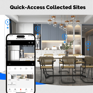 Caméra intelligente WiFi Tuya, caméra de surveillance CCTV, intérieure, 3MP HD, panoramique 360° °   Inclinaison à 180° °   Travail à domicile avec Alexa, <span class=keywords><strong>Google</strong></span> Home, MOES, automatisation de la maison intelligente - Product Image 5