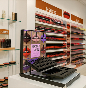 Apex mỹ phẩm cửa hàng hiển thị Giá cửa hàng son môi <span class=keywords><strong>Make</strong></span> <span class=keywords><strong>up</strong></span> hiển thị đứng mỹ phẩm đứng hiển thị truy cập với ánh sáng LED - Product Image 1