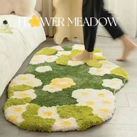 Tapis HENGJIU épais 3D effet mousse, tapis de sol irrégulier inspiré de la forêt, tapis touffeté inspiré de la nature, pour salon, chambre à coucher, décoration esthétique