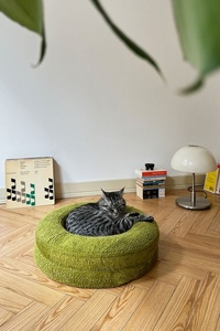 Chất Lượng Cao Sang Trọng Vòng Boucle Giường Con Chó Thiết Kế Mới Thoải Mái Siêu Mềm Vật Nuôi Làm Tổ Cho Chó Và Mèo Nhung & Vật Liệu Bọt - Product Image 6