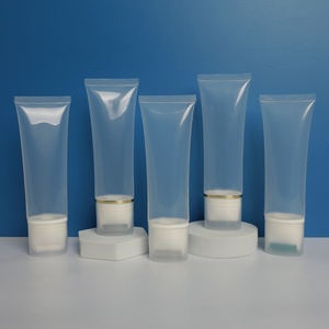 Transparent Cream Cosmetic Lotion Massage 200ml PP Empty <b>Plastic</b> <b>Tube</b> Glossy Matte Soft Squeeze Package Screen Printing - Product Image 2