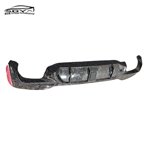 BMW <span class=keywords><strong>5</strong></span> 시리즈 G30 F90 F90 M5 용 LED 조명이있는 G30 F90 M5 스타일 단조 카본 리어 디퓨저 리어 범퍼 립 - Product Image 5