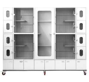 <span class=keywords><strong>Cage</strong></span> en bois blanche pour chat, vente de maison, offre spéciale - Product Image 1