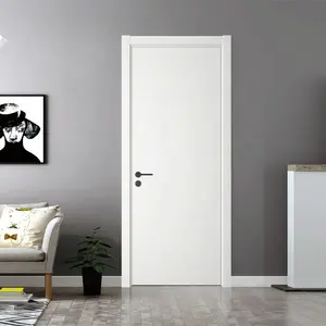 МДФ дизайн флеш межкомнатные производство твердые деревянные двери спальни для дома