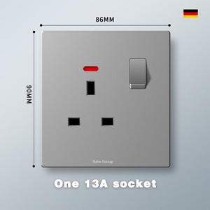 Panel de Interruptores Eléctricos Táctiles de Alta Calidad, 2 Tomas de Corriente, 1 Grupo, Resistente al Fuego, PC IP20, 2 Puertos USB-A y 2 Puertos USB-C - Product Image 4