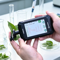 Fluorimètre portatif de chlorophylle, testeur de paramètres Fv/Fm pour la détection de la photosynthèse des plantes