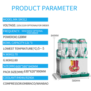 Machine <span class=keywords><strong>à</strong></span> glace pilée hygiénique <span class=keywords><strong>à</strong></span> rotation automatique en acier inoxydable <span class=keywords><strong>à</strong></span> trois cylindres pour cafés <span class=keywords><strong>et</strong></span> buffets - Product Image 2