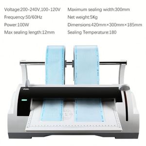 Máquina Selladora <span class=keywords><strong>de</strong></span> <span class=keywords><strong>Bolsas</strong></span> <span class=keywords><strong>de</strong></span> Esterilización Médica Dental, Selladora <span class=keywords><strong>de</strong></span> <span class=keywords><strong>Bolsas</strong></span> <span class=keywords><strong>de</strong></span> Autoclave Portátil <span class=keywords><strong>para</strong></span> Uso Comercial en Clínicas y Hospitales - Product Image 2