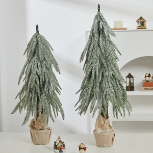 2025 Longstar nuevo estilo árbol <span class=keywords><strong>de</strong></span> Navidad nevado diferentes tamaños Mesa árbol <span class=keywords><strong>de</strong></span> Navidad - Product Image 3