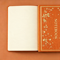 Buku Catatan A5 Berlapis Emas dengan Tekstur Linen, Sampul Keras, Jurnal Cetak Kustom, Buku Agenda Harian
