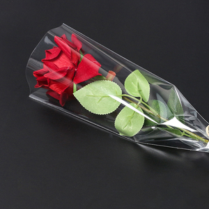 <span class=keywords><strong>Cellophane</strong></span> blanche, <span class=keywords><strong>papier</strong></span> d'emballage épais, plastique, à manches, pour boutique de fleurs, emballage pour dame - Product Image 6