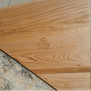Pedata per scale in legno massello di quercia rossa personalizzata piccola pedata per scale in legno duro con naso quadrato - Product Image 3
