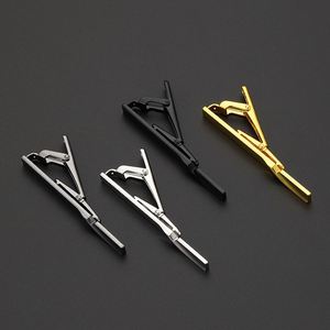 Juego de pinzas para corbata y gemelos de alta calidad con logotipo láser personalizado, en esmalte duro duradero, al por mayor - Product Image 3