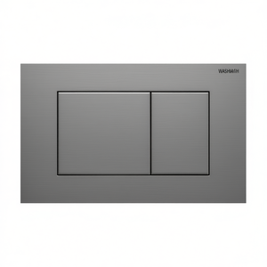 Plaque de commande Sigma 40, 2 boutons, acier inoxydable, rouge doré brossé, boutons poussoirs pour toilettes - Product Image 3