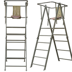 Plataforma de Caza Portátil de Aluminio Ligero, con <span class=keywords><strong>Silla</strong></span> y Barandilla, para Caza de Ciervos - Product Image 1