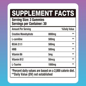 Gummies véganes personnalisées avec logo privé, pectine, créatine monohydrate, pour <span class=keywords><strong>la</strong></span> récupération musculaire et l'entraînement en force chez l'adulte, jusqu'à 10g de protéines - Product Image 2