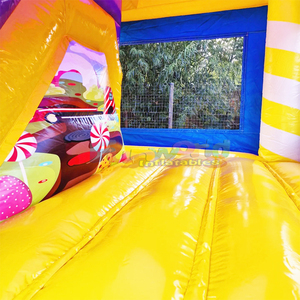 Castillo inflable con tobogán, diseño Subigafen, Candyland, para niños, de uso comercial. - Product Image 3