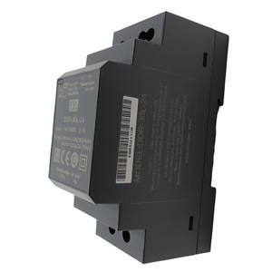Convertisseur DC-DC sur rail DIN Mean Well DDR-30L-24 30W, sortie 24V, alimentation industrielle - Product Image 3