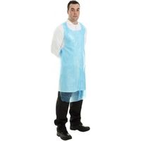 Tablier jetable imperméable en polyéthylène HDPE LDPE pour adultes