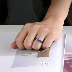 Dropshipping Products Wholesale Best Quality Fashion Jewelry Modern Metal <strong>Crafts</strong> Thermochromic Rotating Stainless Steel <strong>Rings</strong> - Product Image 2