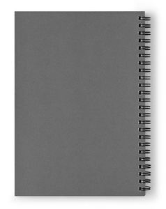 Cahier à spirales Henry A5 avec couverture en carton gris, 60 feuilles, style agenda, pour l'école/le bureau, pour les étudiants - Product Image 5