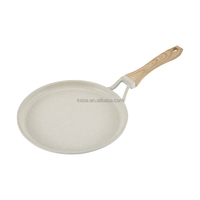 Plat à pizza sain antiadhésif à fond spiralé en aluminium moulé sous pression avec revêtement PTFE, compatible cuisinière à gaz et four, pour la cuisine domestique