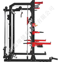 XINRUI Smith Power Rack Commercial Multi-Functional Smith Strength Training Fitness Gym Equipment