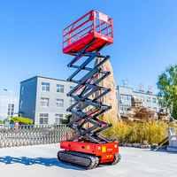 Plataforma Elevadora de Tijera Hidráulica HENGWANG de 12m 320kg, Acero de Alta Resistencia 2400x1170mm, Resistente a Altas Temperaturas, Bajo Mantenimiento, CE ISO
