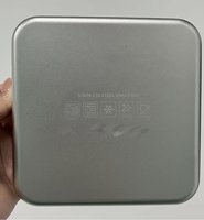 Contenants à collation réutilisables en acier inoxydable sans BPA, empilables, à 3 compartiments, étanches, avec couvercles en silicone, compatibles micro-ondes et portables