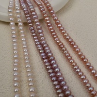 Collier en perles d'eau douce blanches naturelles de 7-8 mm et en argent 925, forme de riz, accessoires faits à la main pour bricolage