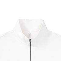 Blouson zippé en molleton bouclette à col montant, coupe ample et épaules tombantes, pour la vente en gros de sweats à capuche et de sweat-shirts pour hommes
