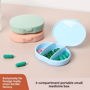 Pastillero Portátil Mini de Tres Compartimentos para Viaje, Mañana, Mediodía y Noche, Modelo <span class=keywords><strong>0075</strong></span>, Venta al Por Mayor del Fabricante - Product Image 3