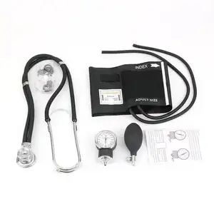 جهاز قياس ضغط الدم الطبي الكهربائي بالألوان الأسود والوردي والأرجواني مع عدة جهاز قياس الضغط الدولي اليدوي من Sprague