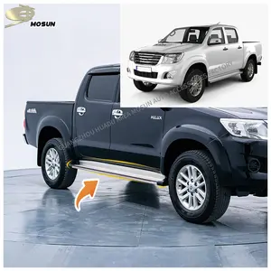 ABS yan adım ayak pedalı çalışan kurulu alüminyum 4X4 aksesuarları TOYOTA HILUX VIGO 2011-2015 için