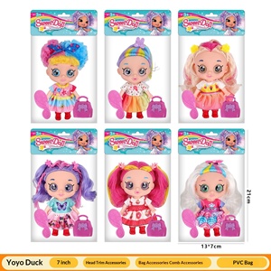 Poupée en vinyle Kindi Kids Sweetheart de 7 pouces avec yeux 5D et bandeau - Cadeau de Noël - Product Image 4